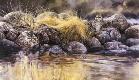 Jorduggla, olja, 200x100cm